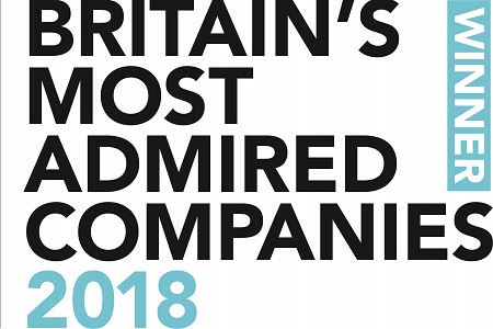 Ingredients company voted 'most admired' in Britain