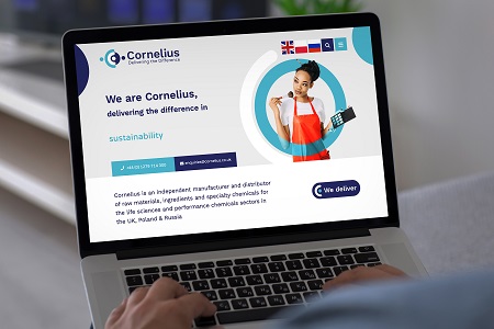 New website and brand identity for distributor