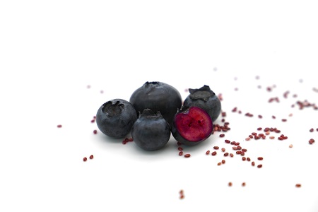 Upcycled bilberries for natural skin repair
