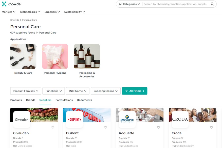 Knowde releases Live Conversations for ingredient supplier websites