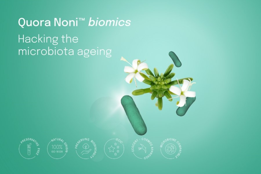 Vytrus Biotech highlights skin microbiota benefits of Quora Noni Biomics active