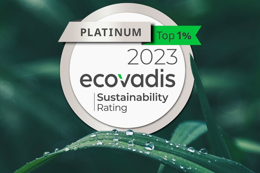 Naolys sustainability efforts awarded platinum medal by EcoVadis