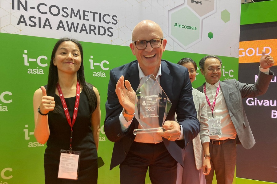 Givaudan takes actives gold at in-cosmetics Asia